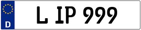 Truck License Plate